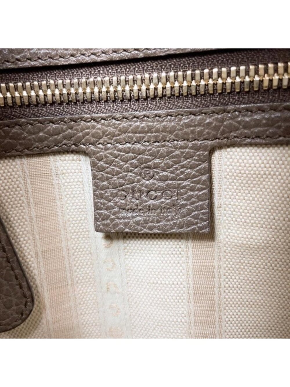 Gucci Shoulder Bag 2-Way Gray - Picture 11 of 12